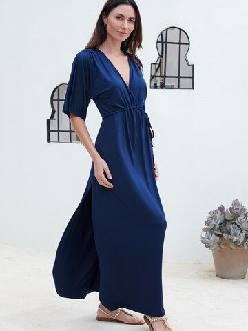 Chic by Lirette Dress 'Kimono Lotus Natural' in Blue