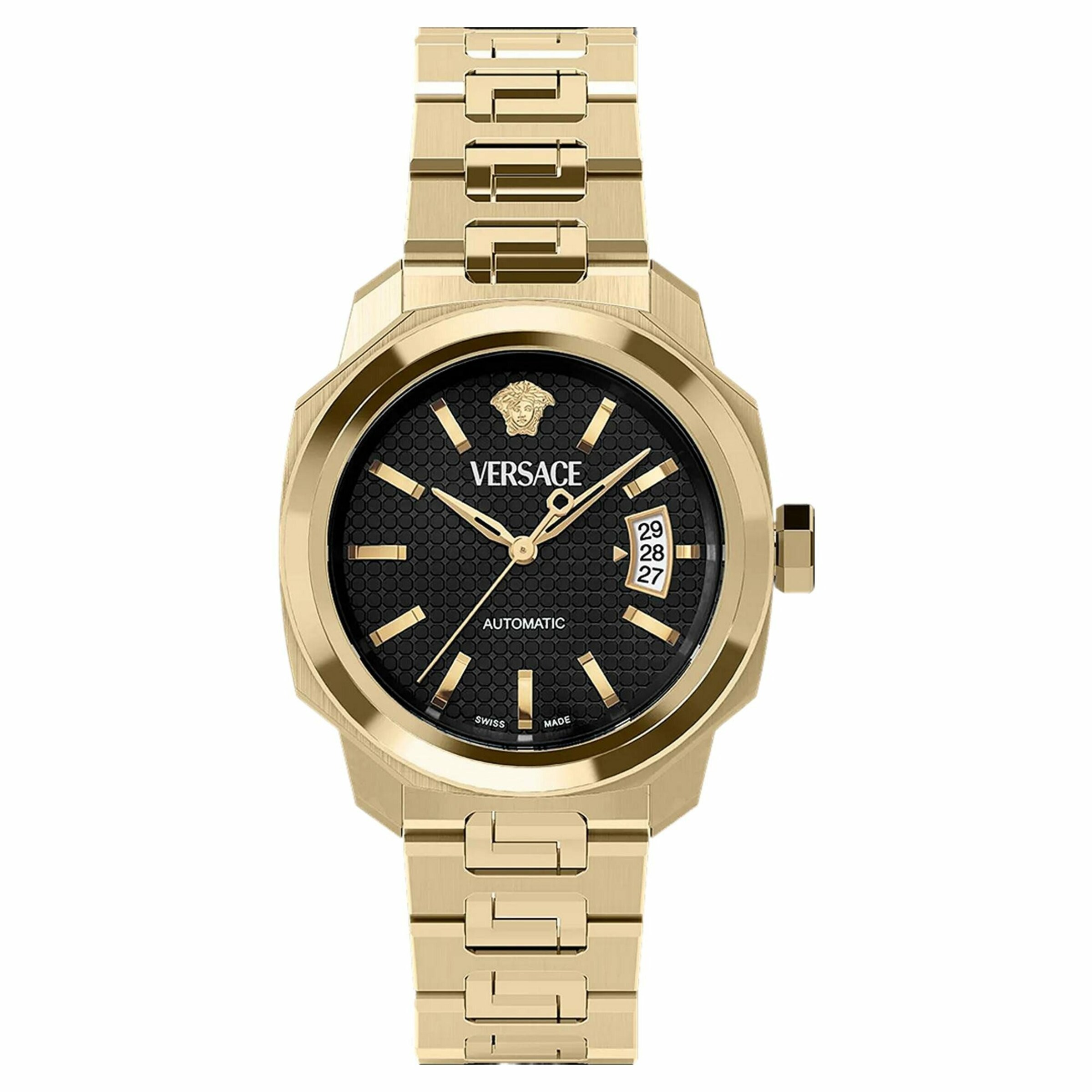 VERSACE Analog Watch 'Dylos' in Gold: front