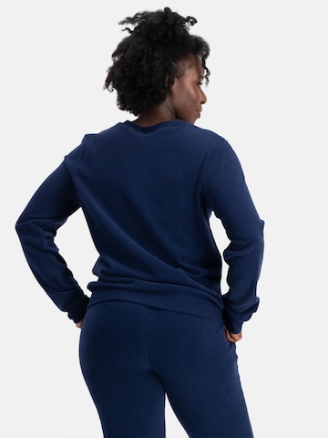 Bamboo basics Sweatshirt 'Lounge sweater Hailey' in Blauw