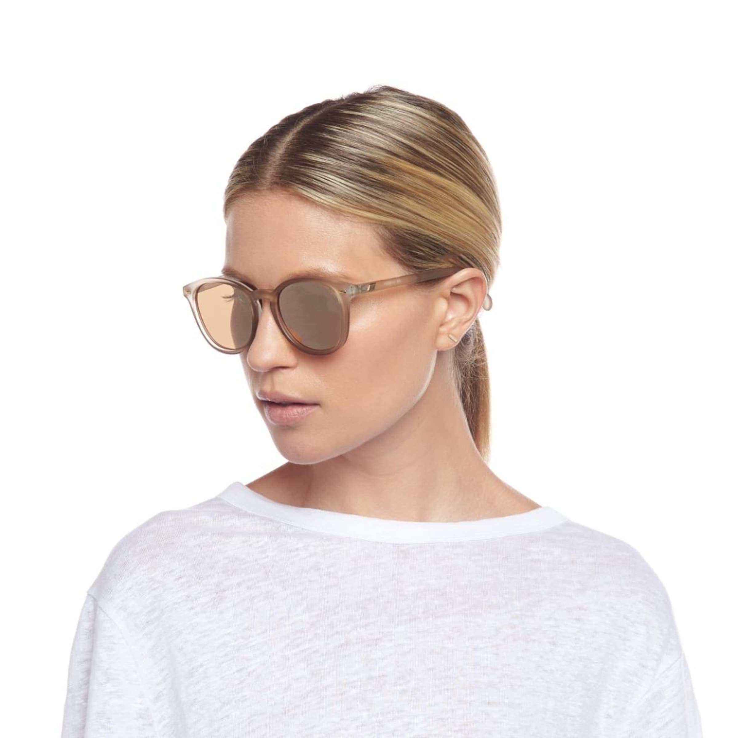 LE SPECS - Gafas de sol 'Bandwagon' en beige: frente