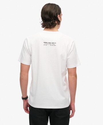 T-Shirt Superdry en blanc