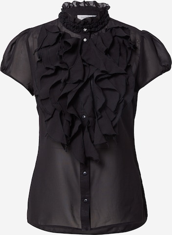 SAINT TROPEZ - Blusa en negro: frente