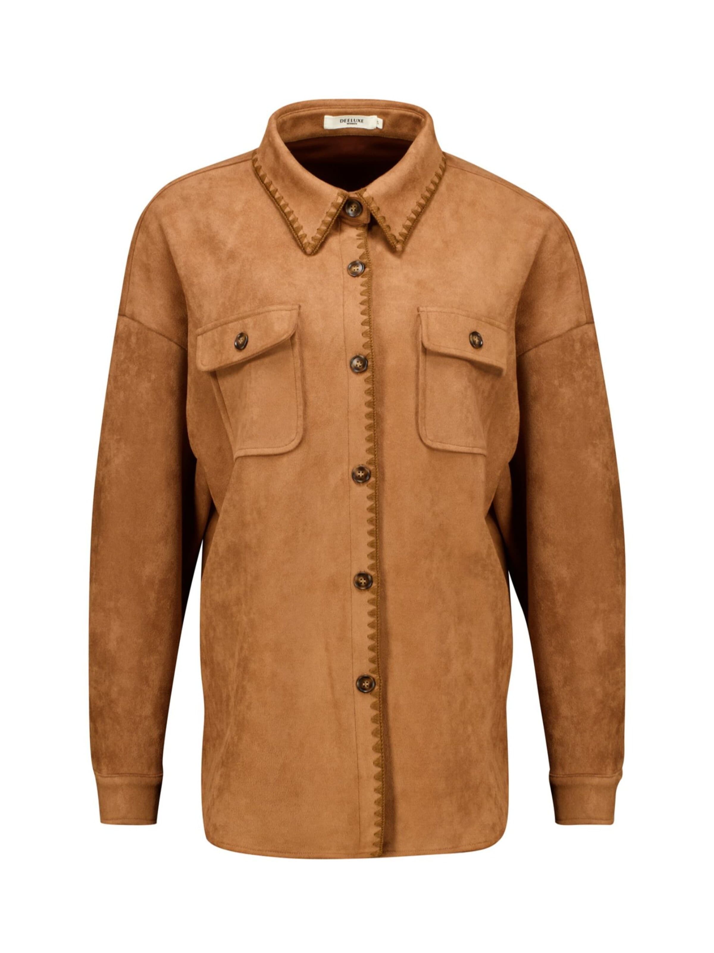 Deeluxe Shirt in Beige: voorkant