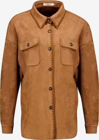 T-shirt Deeluxe en beige : devant