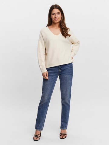 VERO MODA Pullover 'DOFFY' i beige