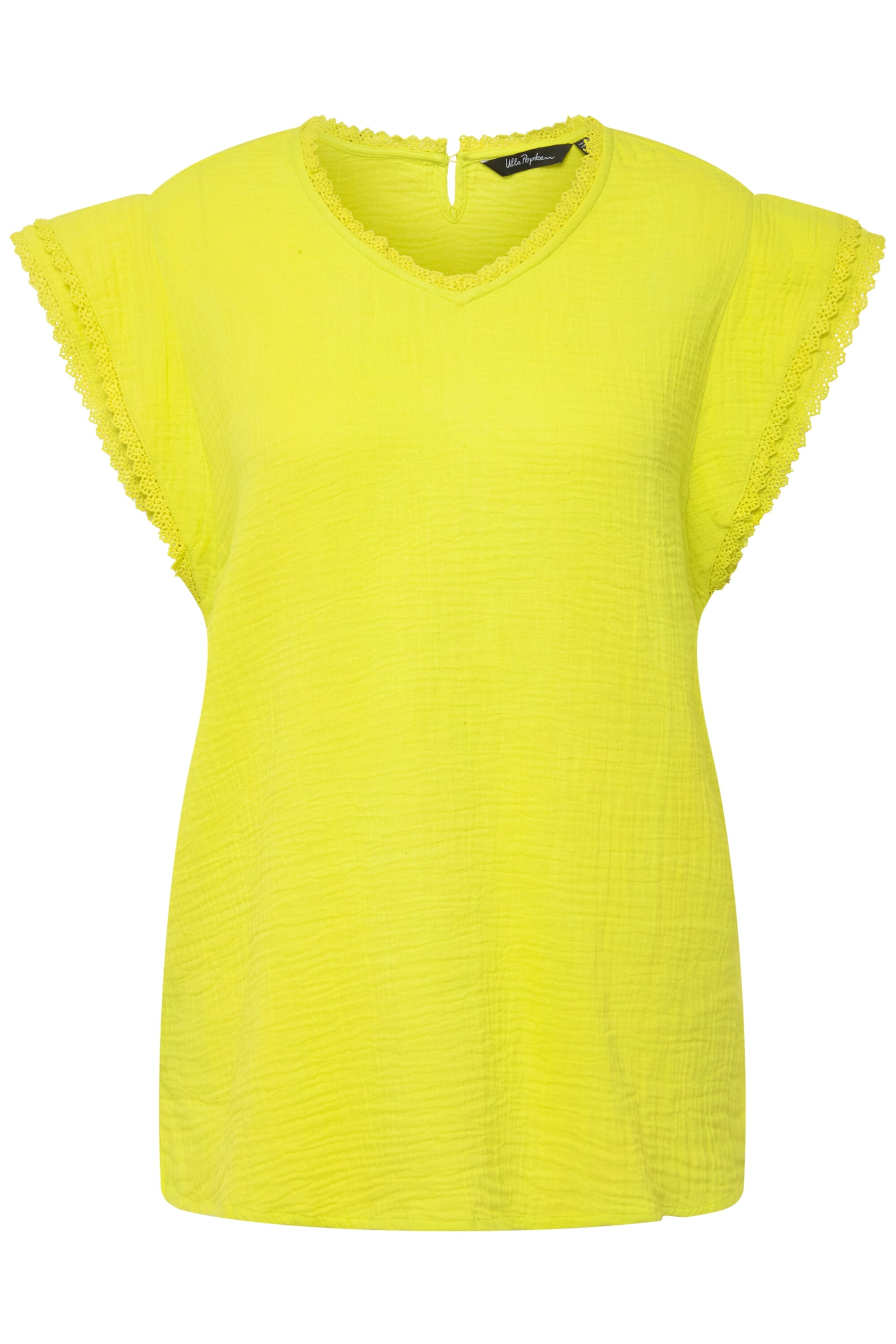 Ulla Popken Bluse in Gelb: Vorderseite