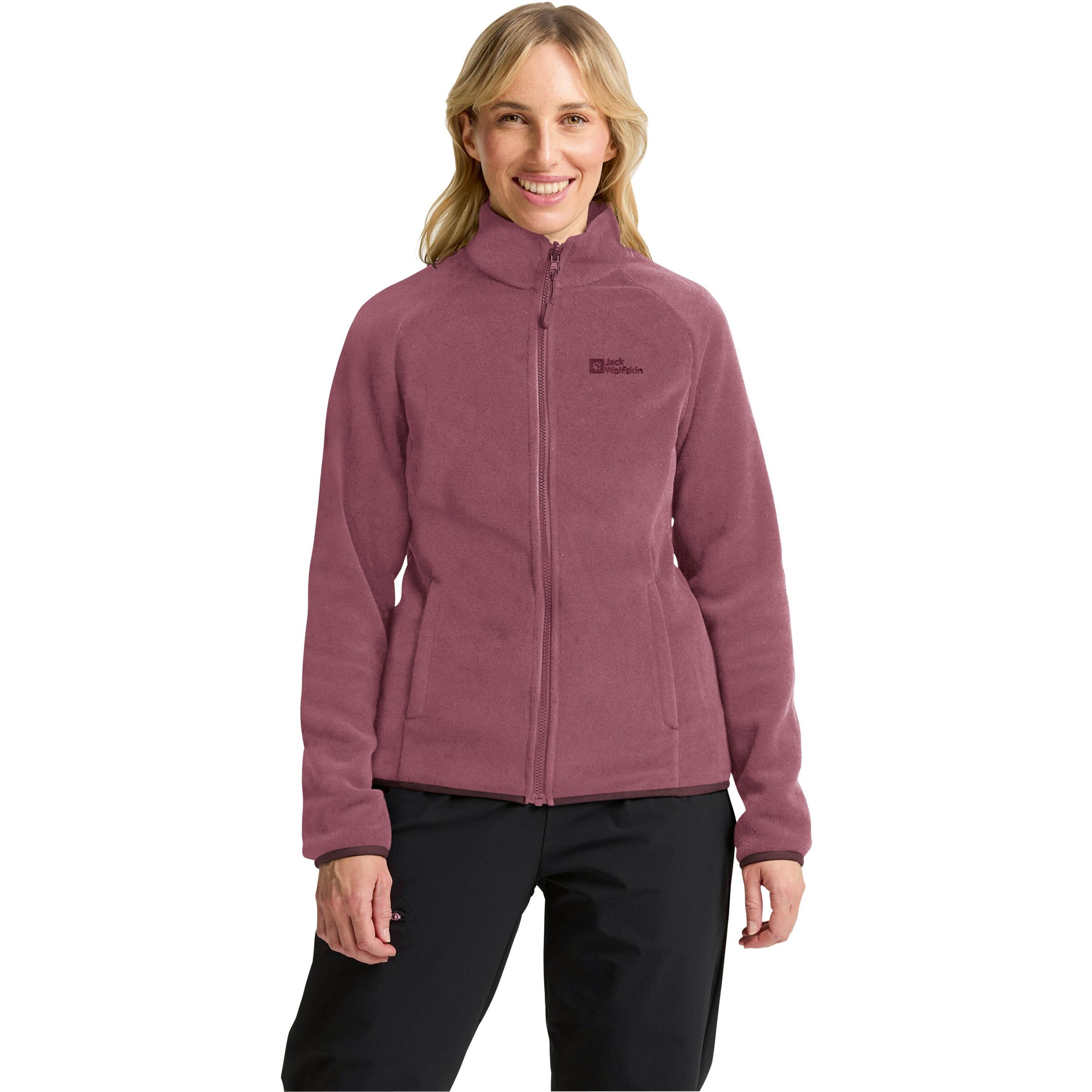 JACK WOLFSKIN Vabaajajope 'Moonrise', värv punane