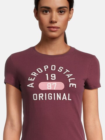 AÉROPOSTALE T-Shirt 'JUL' in Rot