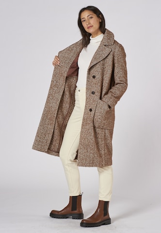 Fuchs Schmitt Between-Seasons Coat in Brown