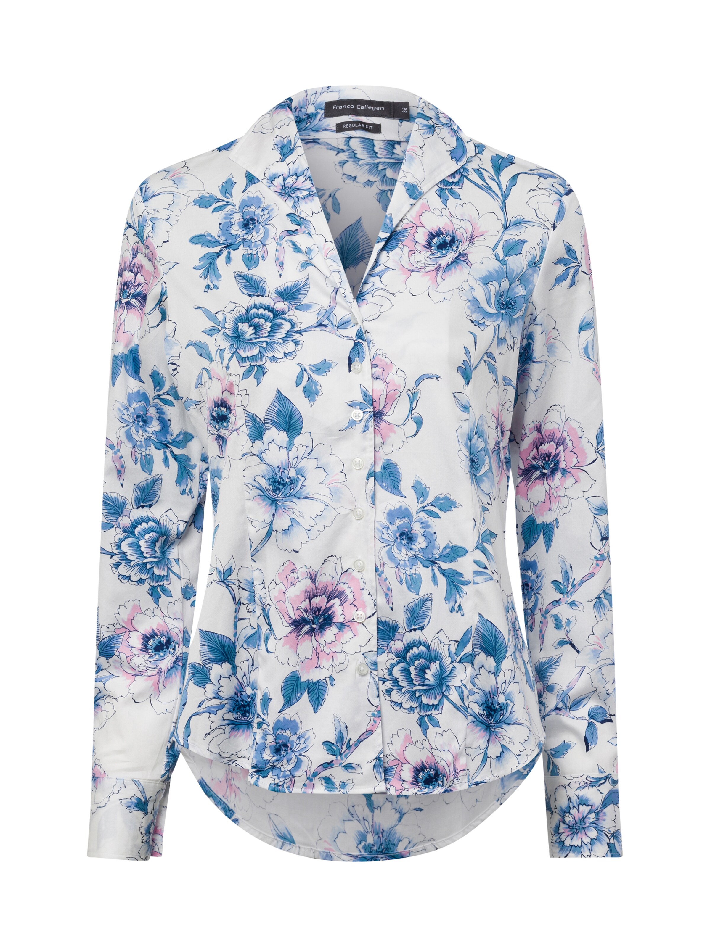 Franco Callegari Bluse ' ' in Blau: Vorderseite