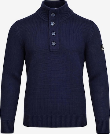 Pullover 'MAGLIERIA CASUAL GL35078-F26' di Gianni Lupo in blu: frontale