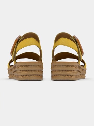GABOR Sandale in Gelb