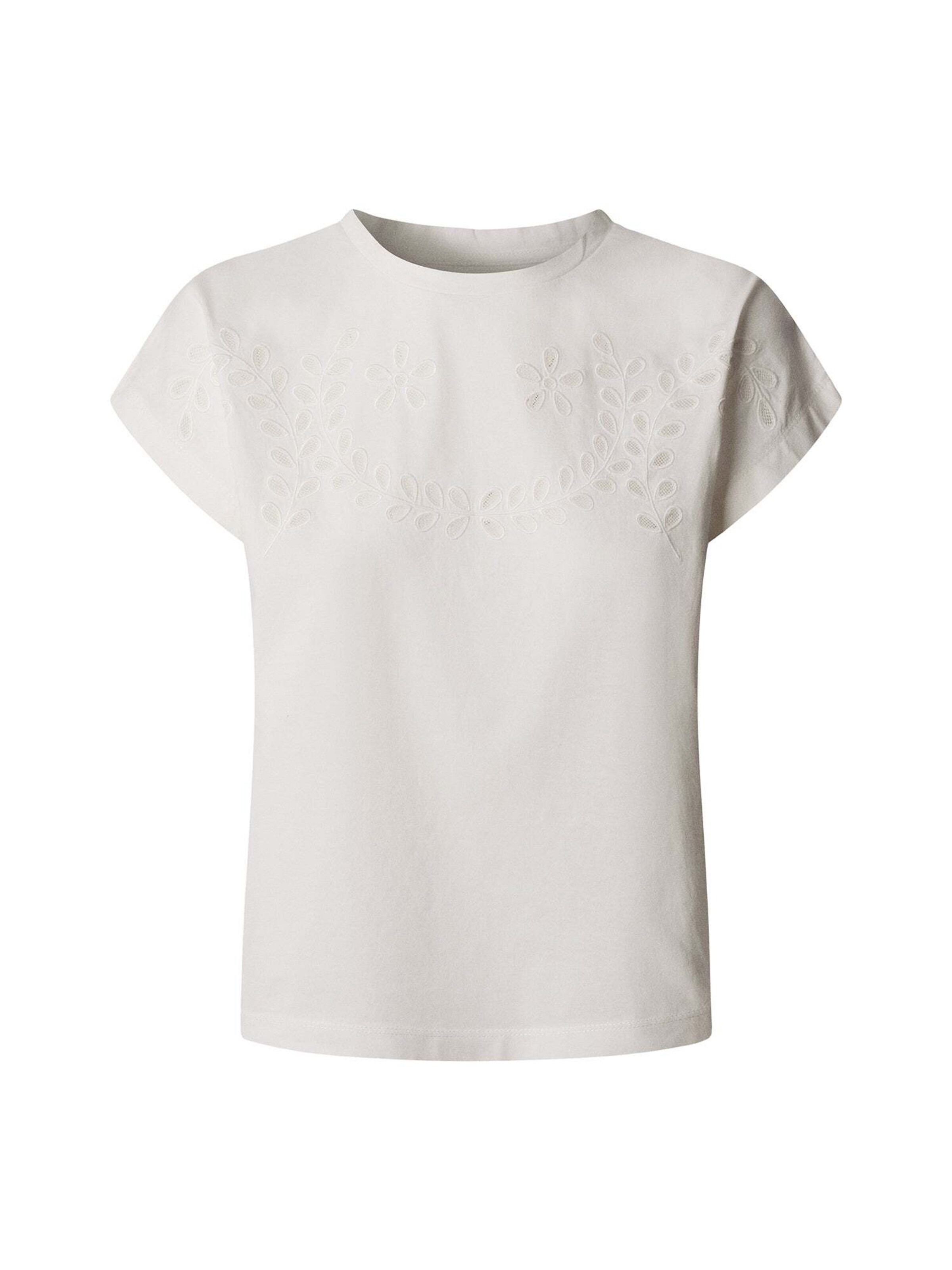 Pepe Jeans T-Shirt 'Mina' in Weiß: Vorderseite