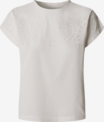 Maglietta 'Mina' di Pepe Jeans in bianco: frontale