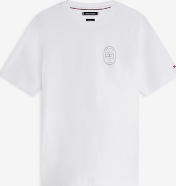TOMMY HILFIGER T-Shirt 'BRAND LOVE' in Weiß: Vorderseite