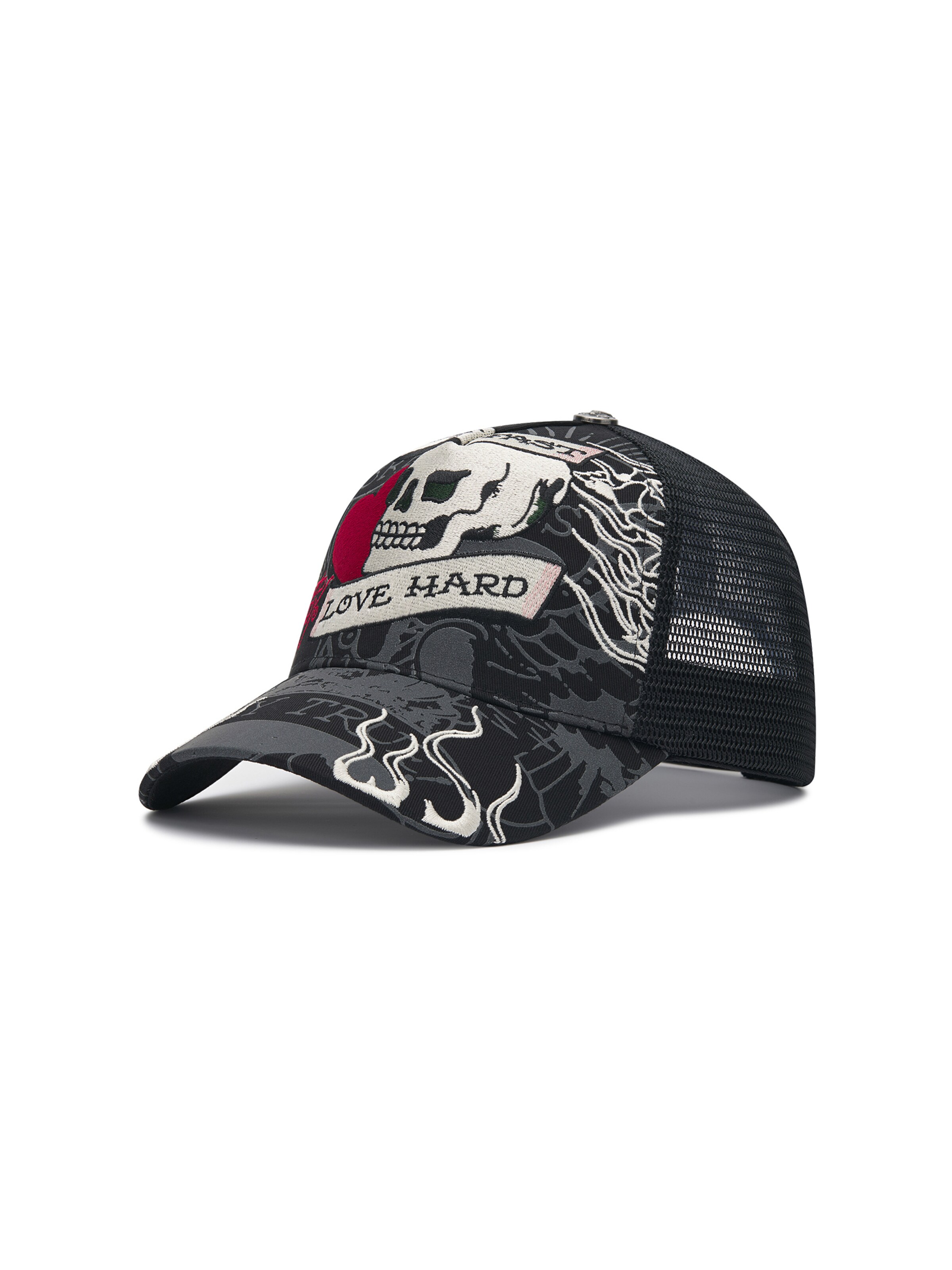 Ed Hardy Kšiltovka – černá: přední strana