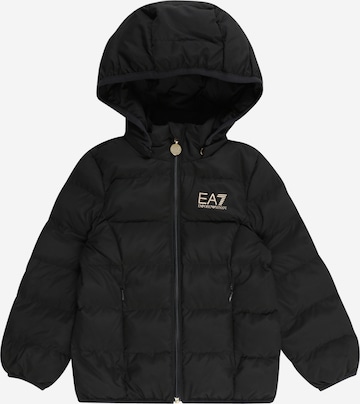 EA7 Emporio Armani - Chaqueta de entretiempo en negro: frente