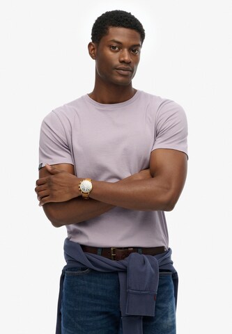 Superdry & Co Shirt 'Essential' in Purple: front
