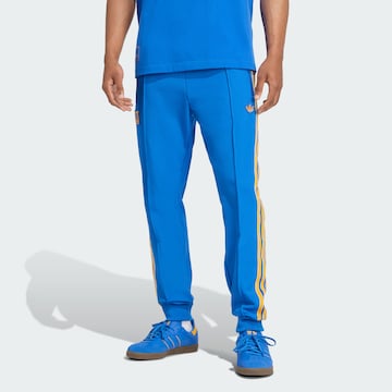Effilé Pantalon de sport 'Tigres UANL Terrace Icons' ADIDAS ORIGINALS en bleu : devant