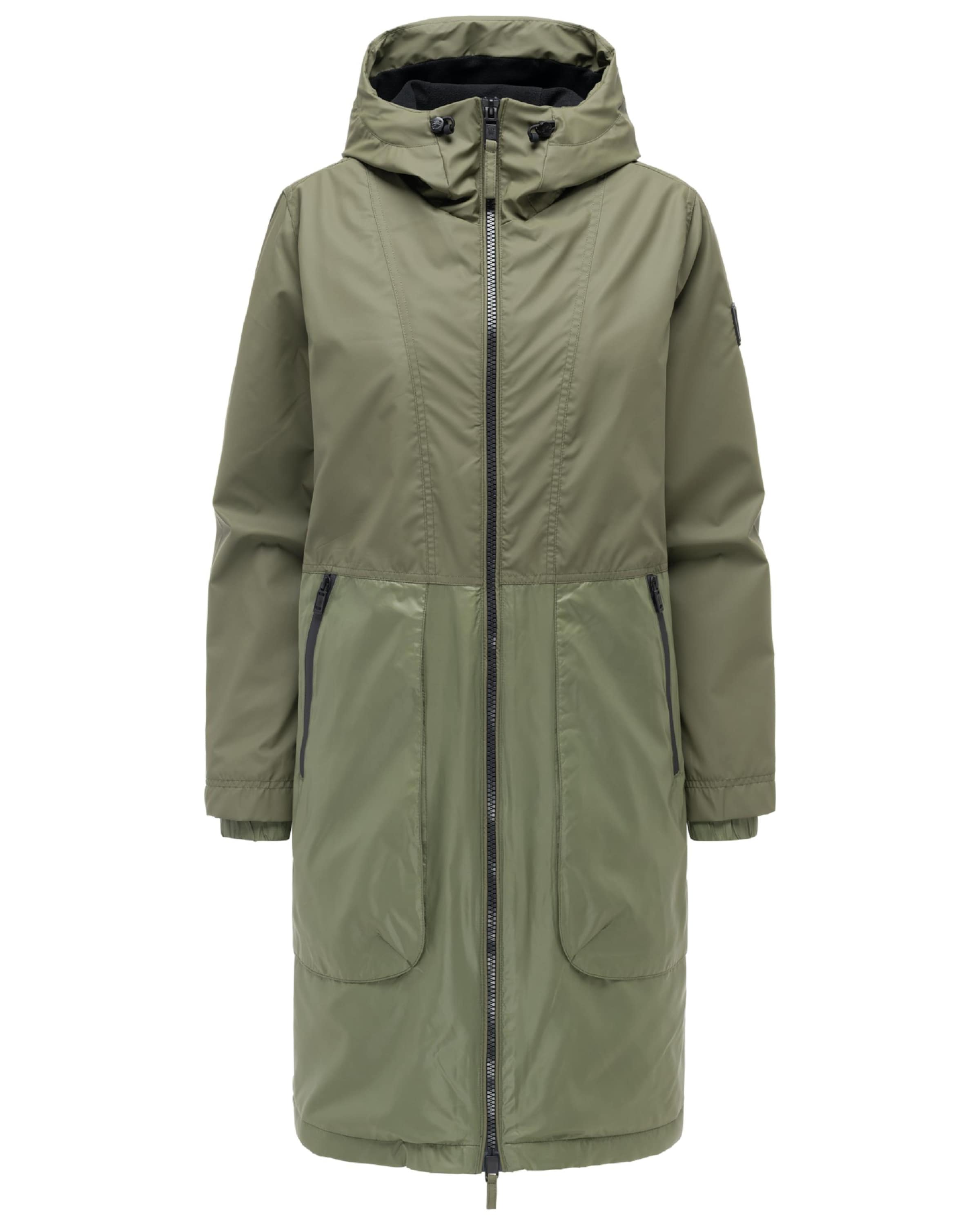 Manteau mi-saison 'Edelumhang 14' NAVAHOO en vert : devant