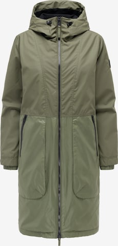 NAVAHOO - Sobretudo meia-estação 'Edelumhang 14' em verde: frente