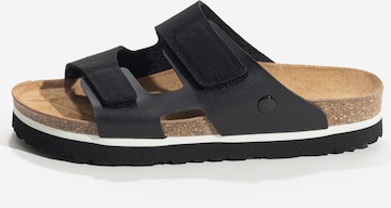 BaytonNatikače s potpeticom 'Land' - crna boja: prednji dio