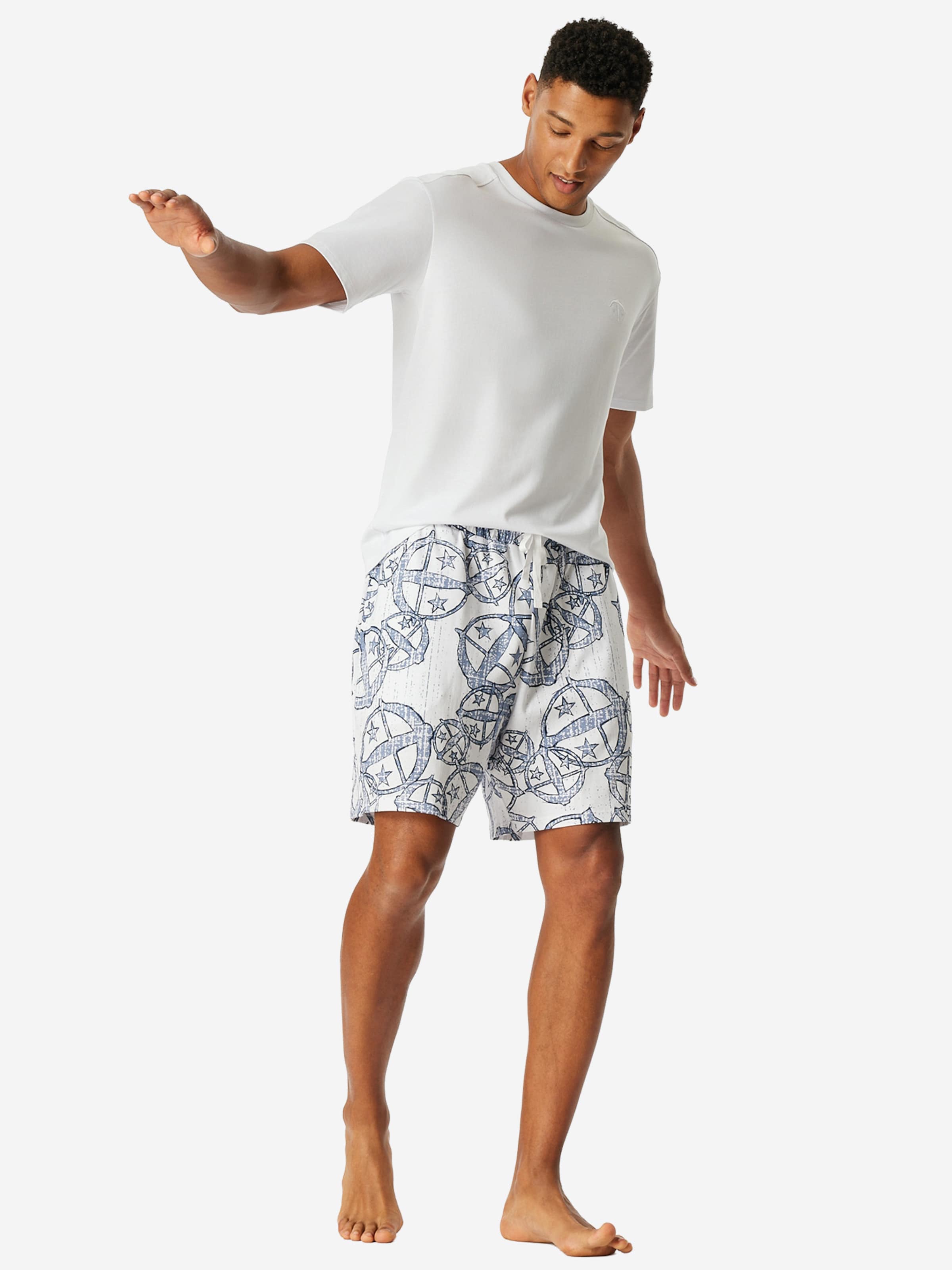 Pantalon de pyjama ' SCHIESSER 150 YEARS ' SCHIESSER en bleu