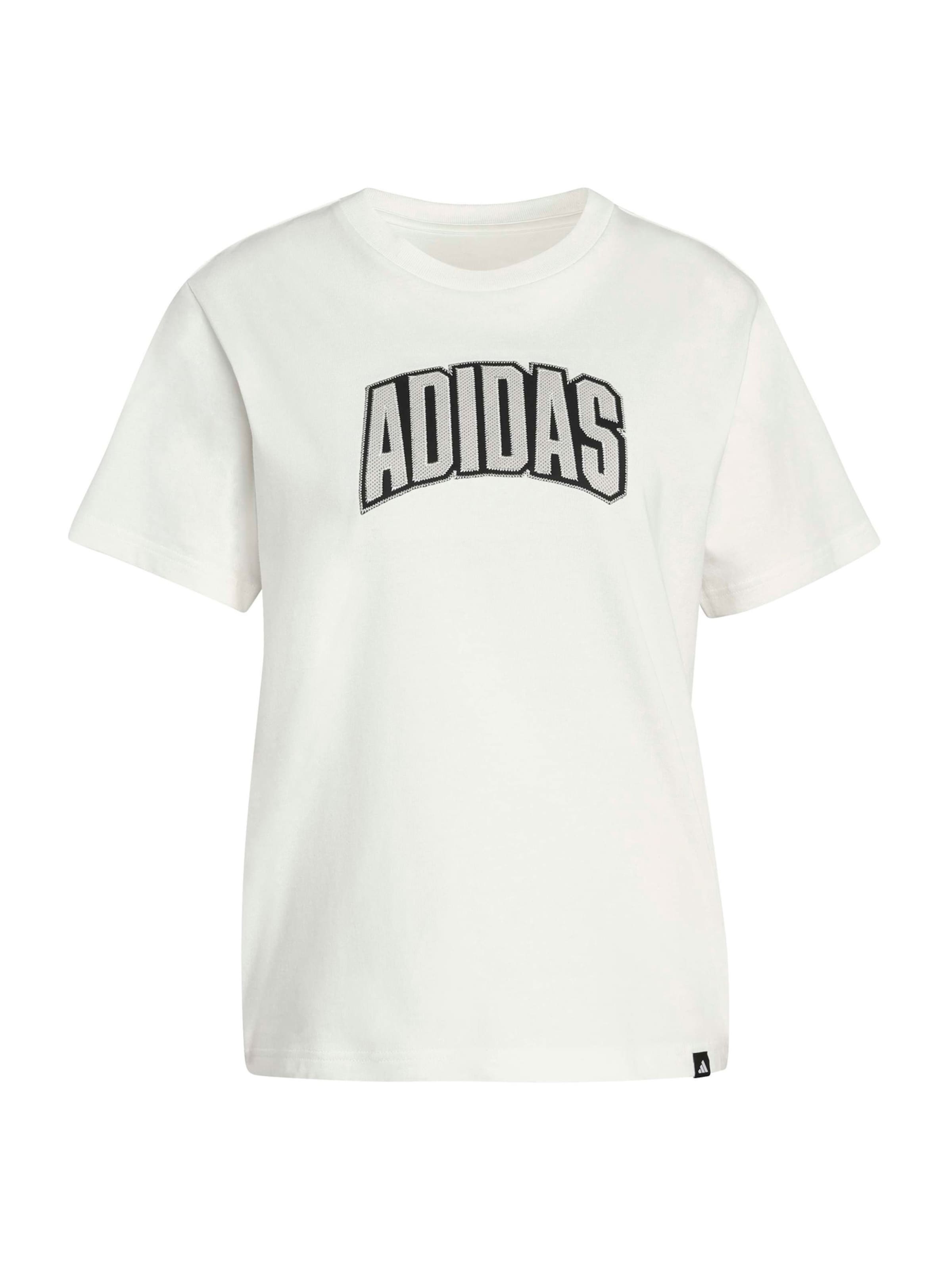 ADIDAS SPORTSWEAR Λειτουργικό μπλουζάκι 'COLLEG' σε λευκό: μπροστά