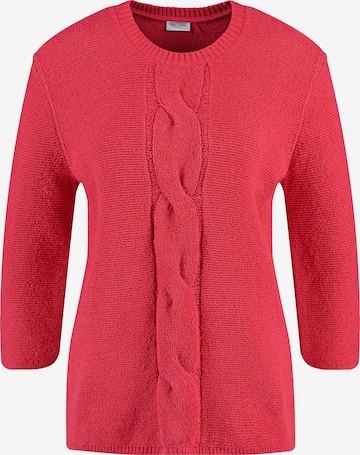 GERRY WEBER Sweter w kolorze różowy: przód