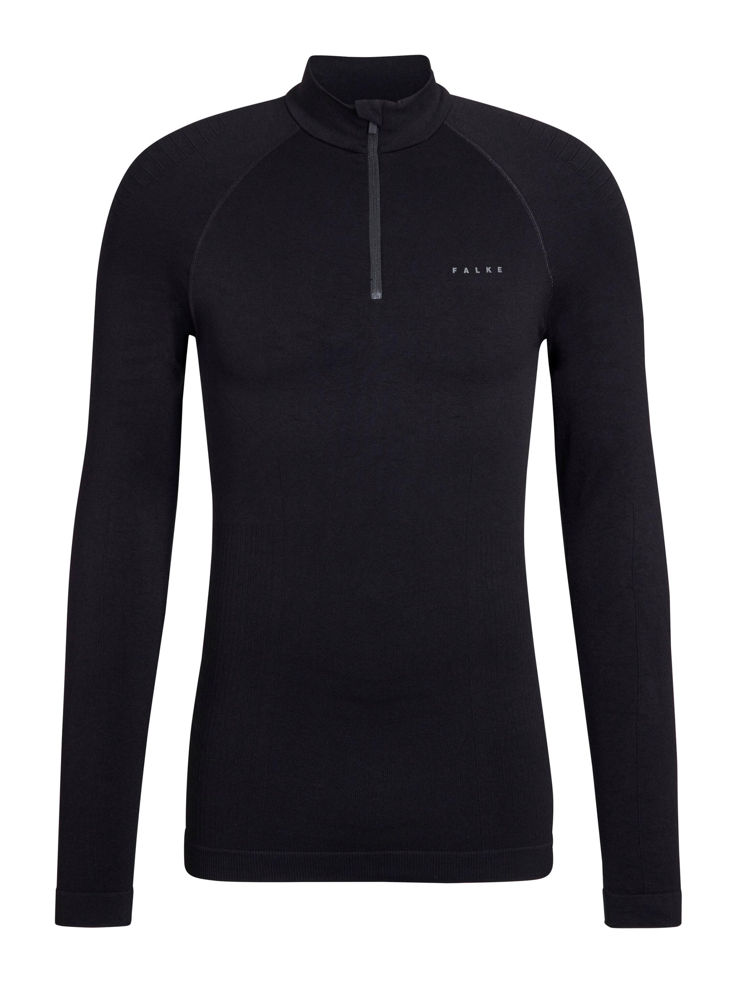 FALKE Base Layer in Schwarz: Vorderseite
