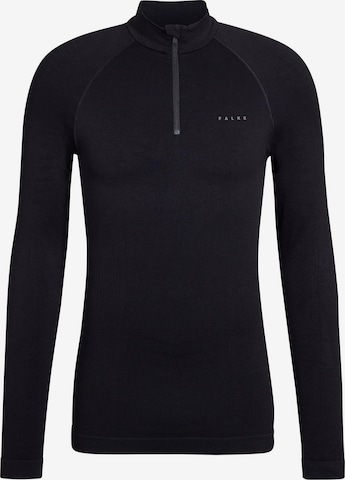 FALKE Base Layer in Schwarz: Vorderseite