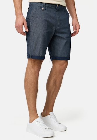 INDICODE JEANS Regular Trousers 'Cuba' in Blue