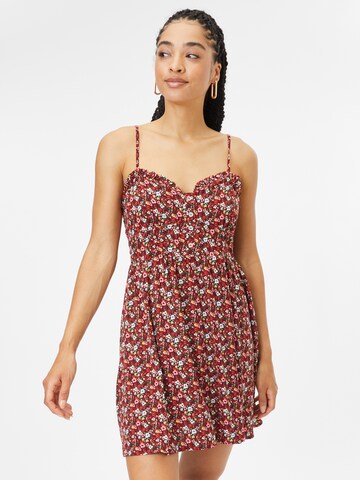 AÉROPOSTALE Summer dress in Red: front