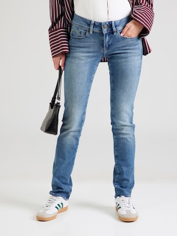 Slimfit Jeans 'Midge' di G-STAR in blu: frontale