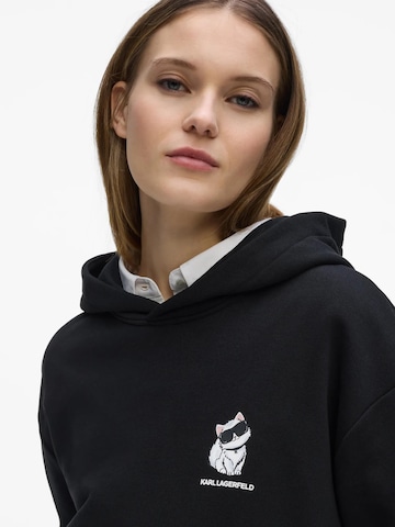 Karl Lagerfeld Свитшот 'Ikon Choupette' в Черный
