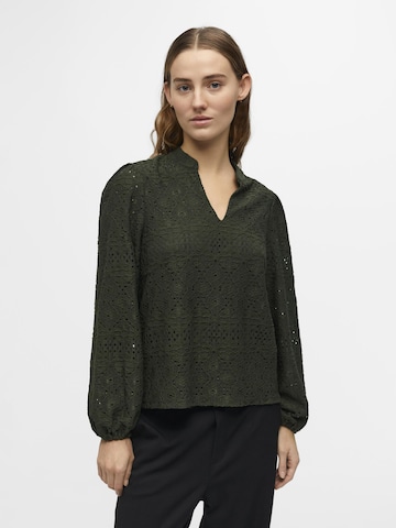 OBJECT Blouse 'FEODORA' in Groen: voorkant