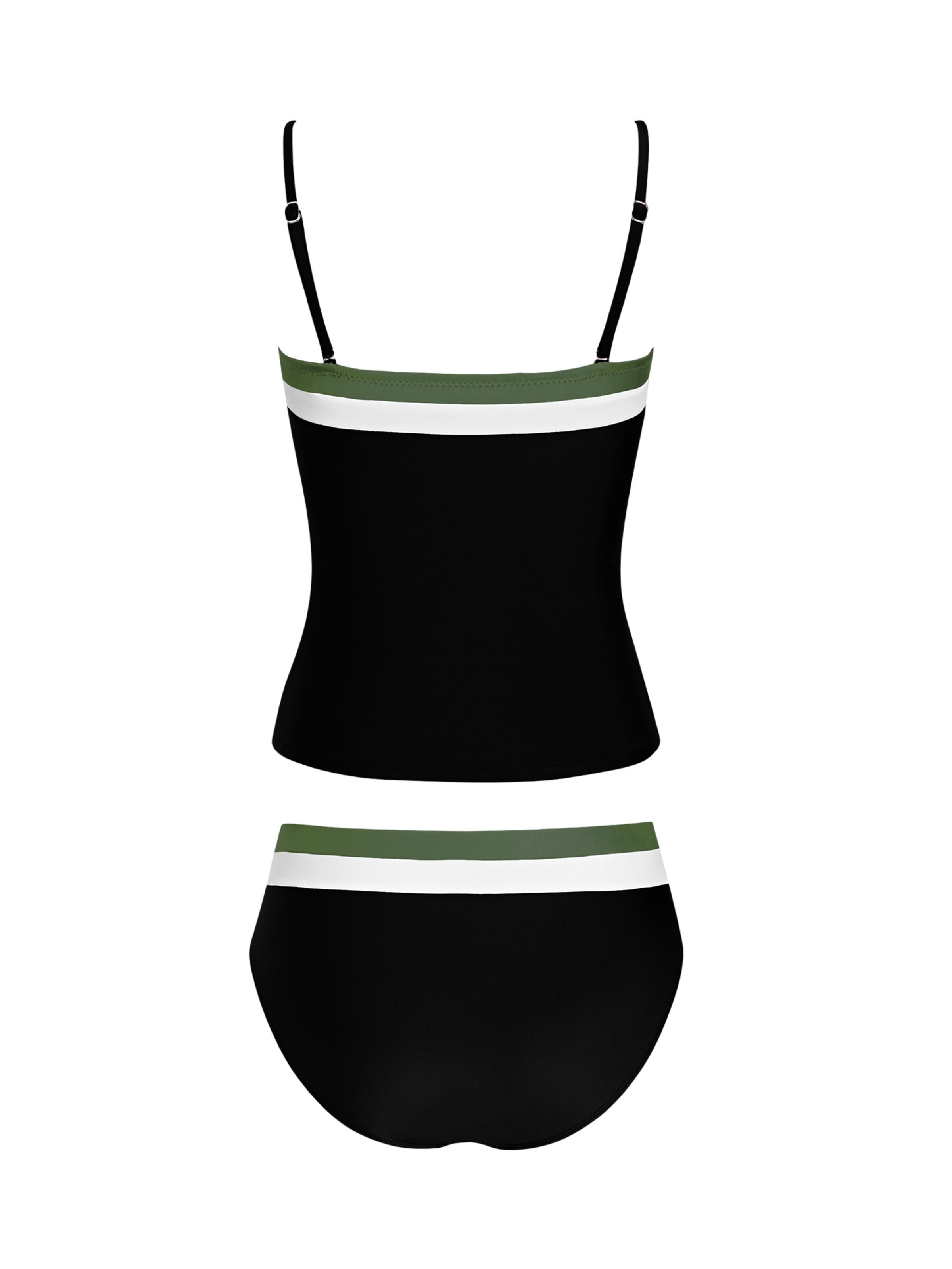 Cupshe Tankini 'Square neckline' in Black