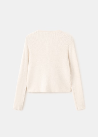 MANGO KIDS Knit cardigan 'VENUS' in Beige