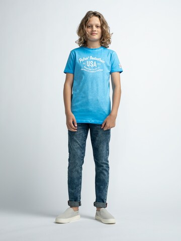 T-Shirt Petrol Industries en bleu