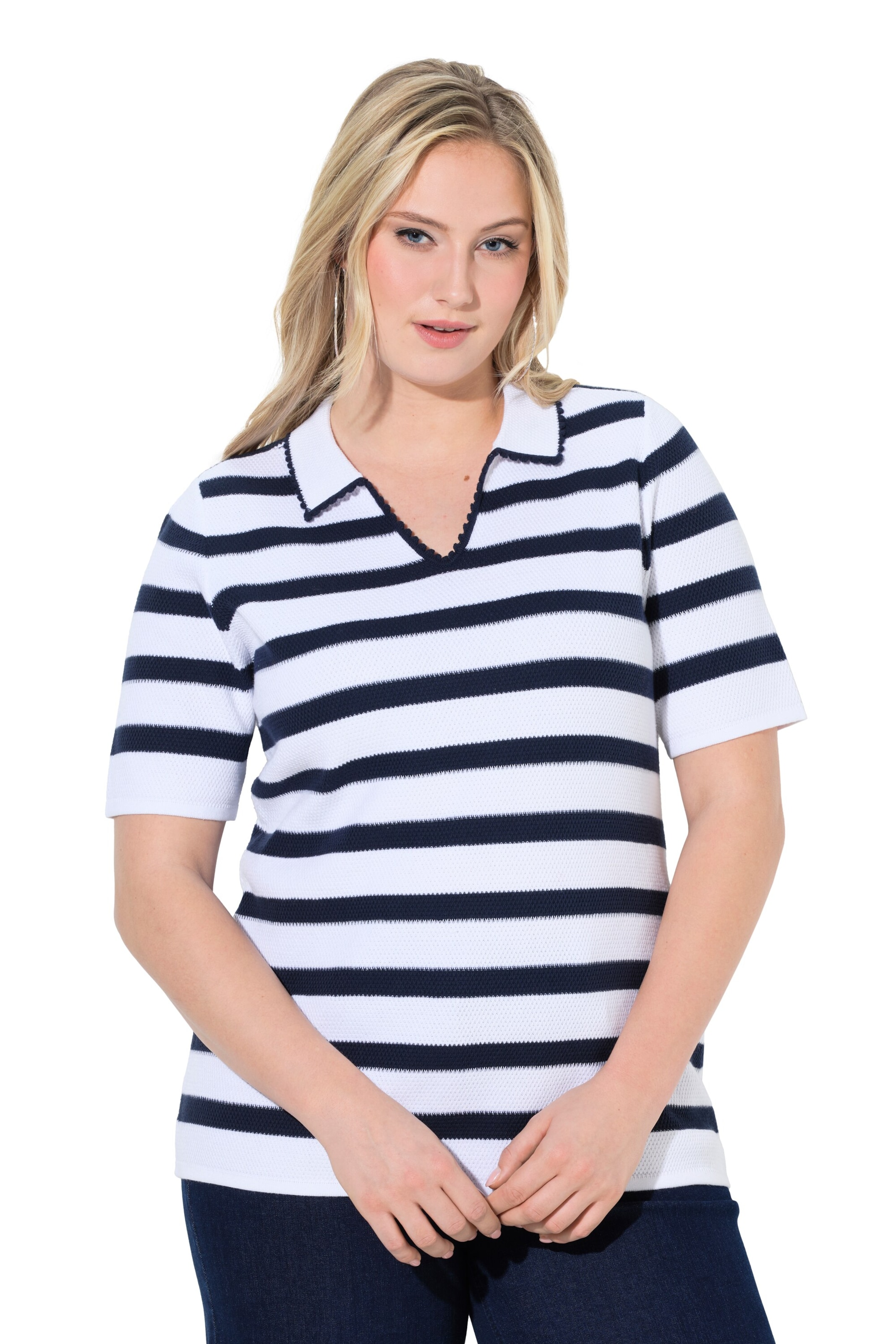 Ulla Popken Shirt in Blue: front