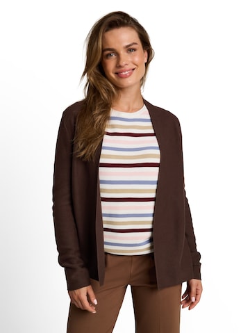 TOM TAILOR Strickjacke in Braun: Vorderseite