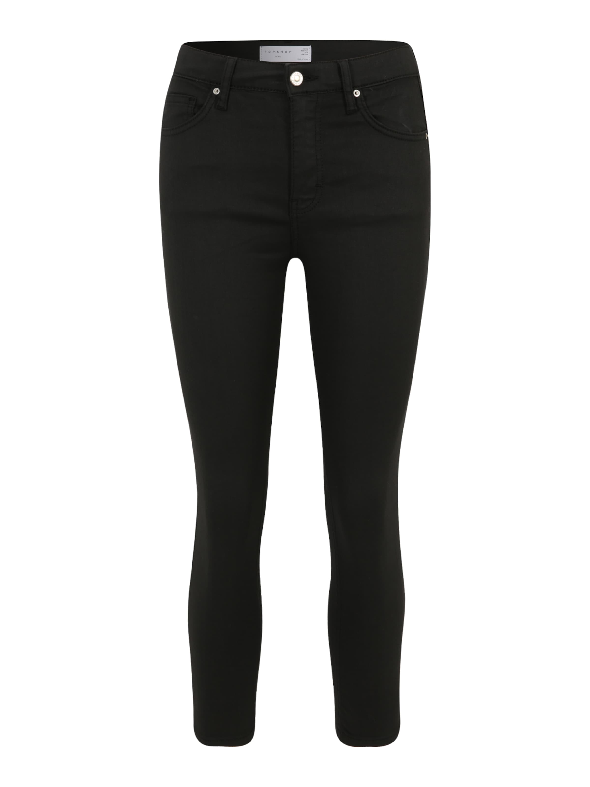 TOPSHOP Petite Skinny Jeans 'Jamie' i svart: framsida