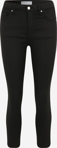 TOPSHOP Petite Skinny Jeans 'Jamie' in Black: front