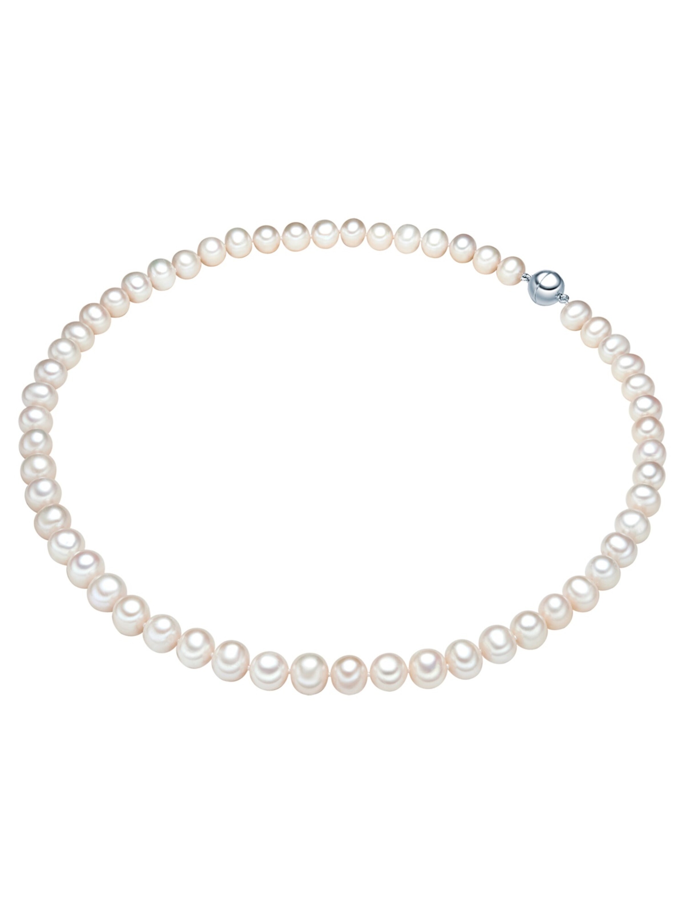 Valero Pearls Kette in Weiß: Vorderseite