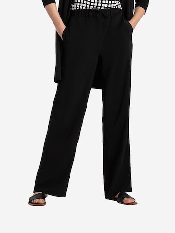 MORE & MORE Loose fit Pants in Black: front