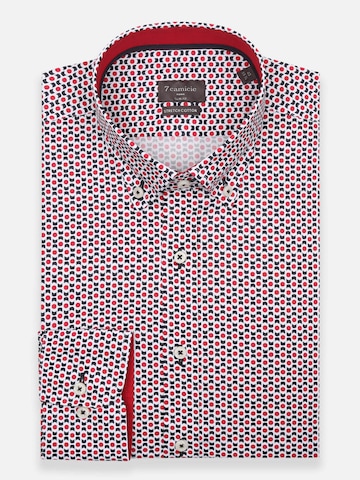 7Camicie Slim Fit Businesshemd 'Leonardo'‌‌‌ in Weiß