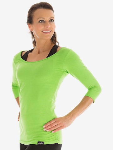 Winshape - Camisa funcionais 'WS4' em verde: frente