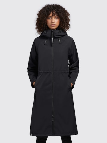 khujo Ανοιξιάτικο και φθινοπωρινό παλτό 'Xappi' σε μαύρο: μπροστά