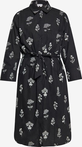 Usha Shirt Dress in Black: front