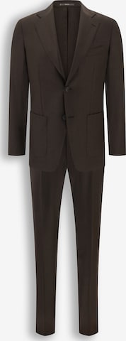 Boggi Milano Regular Suit in Brown: front